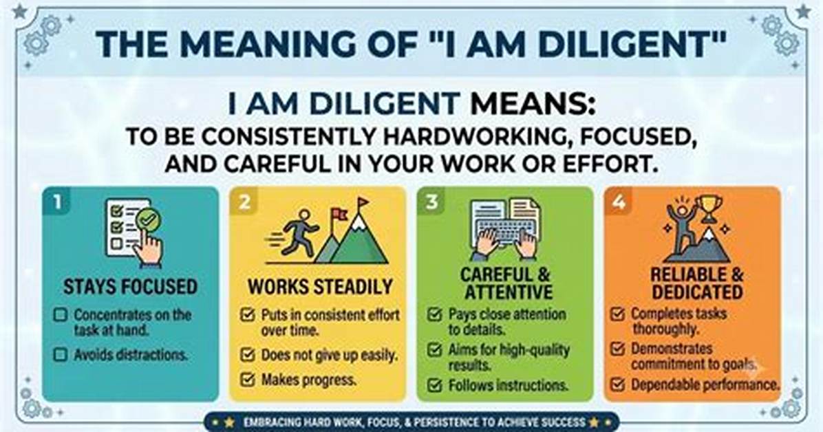 At Does Diligent Mean?