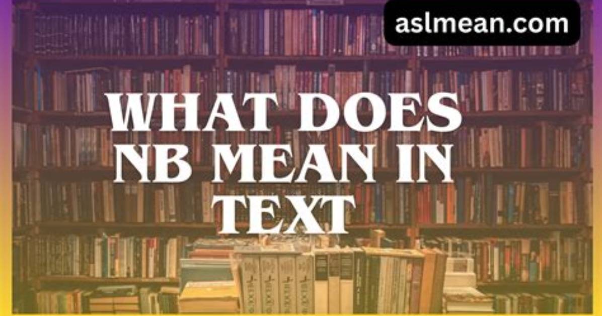 At Does Nb Mean?