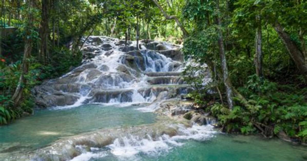 At Dunn's River Falls?