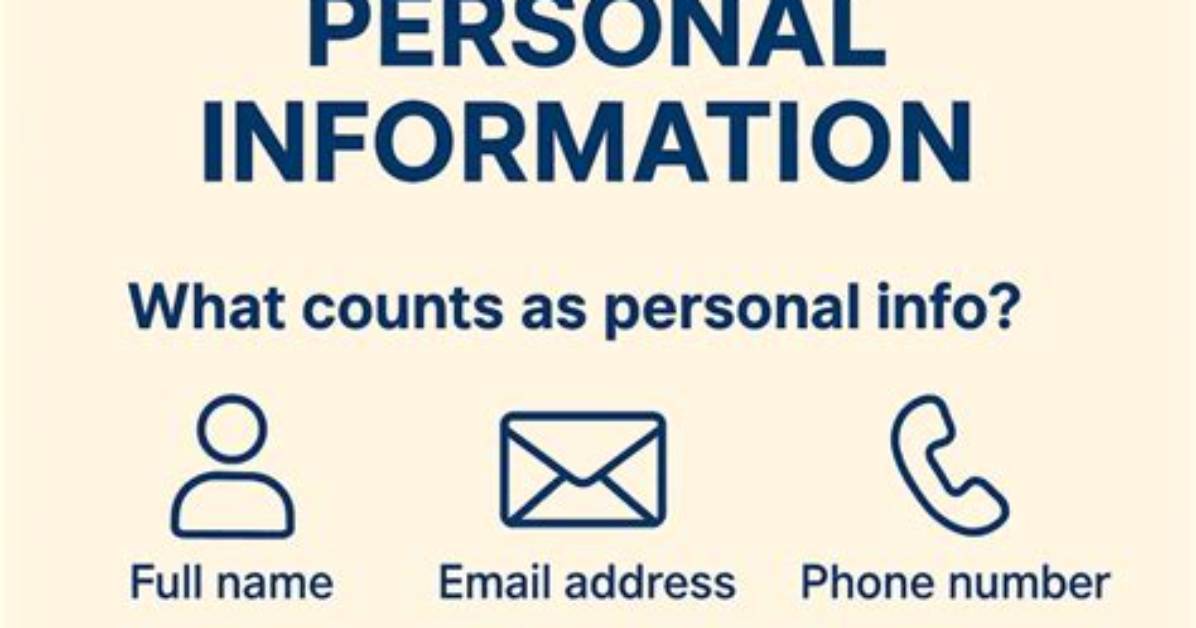 At Is Personal Information?