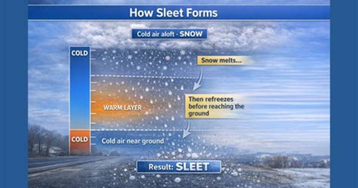 At What Temperature Does It Sleet?