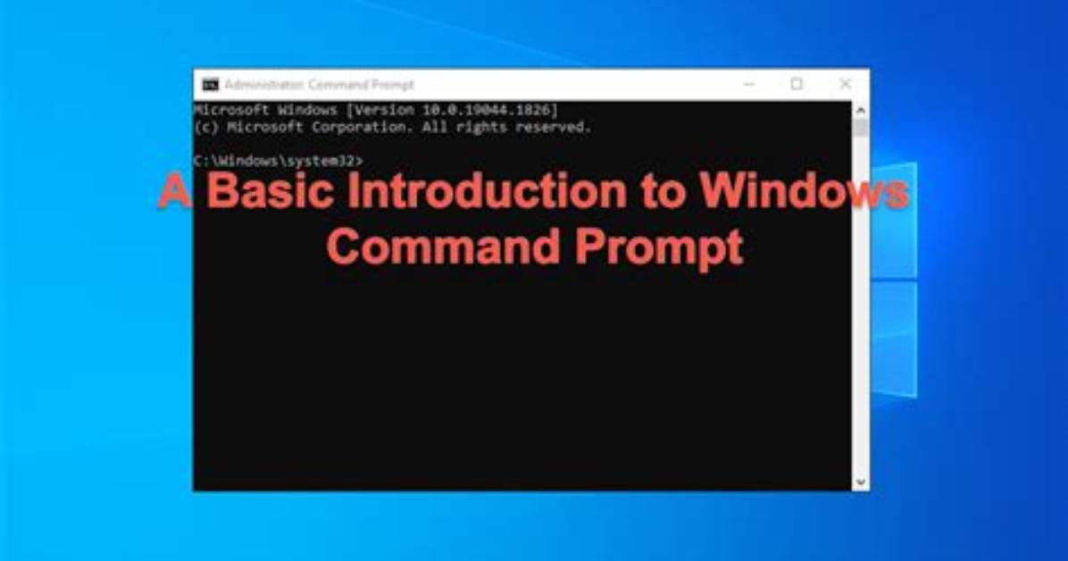 At Windows Command Prompt?