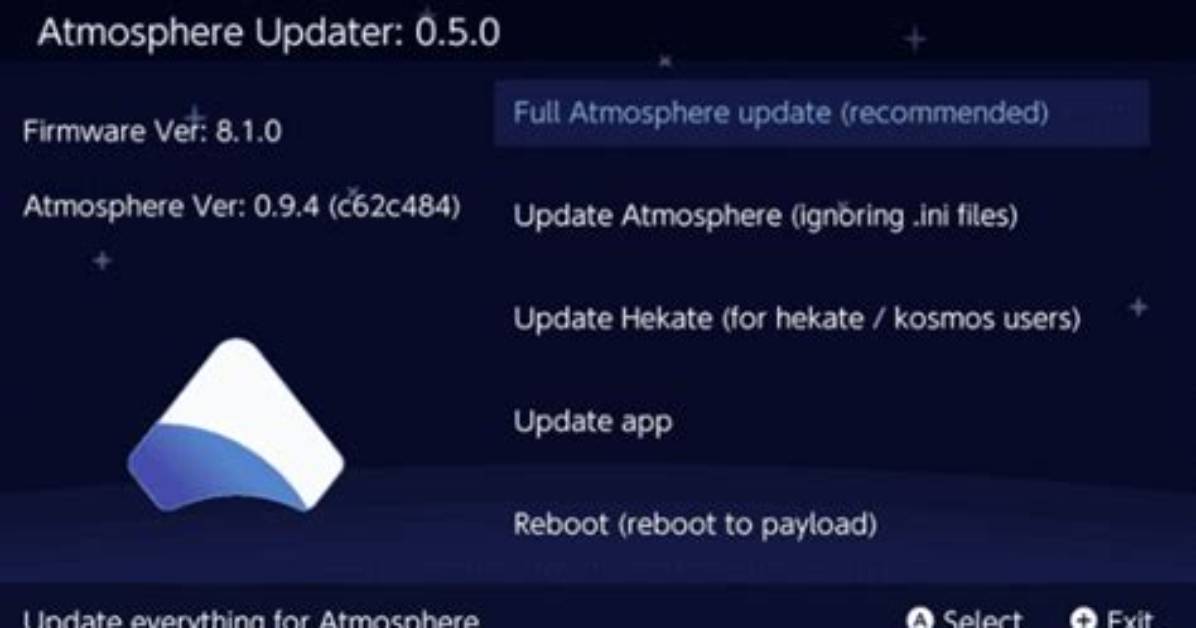 Atmosphere-Updater Switch - Gamebrew
