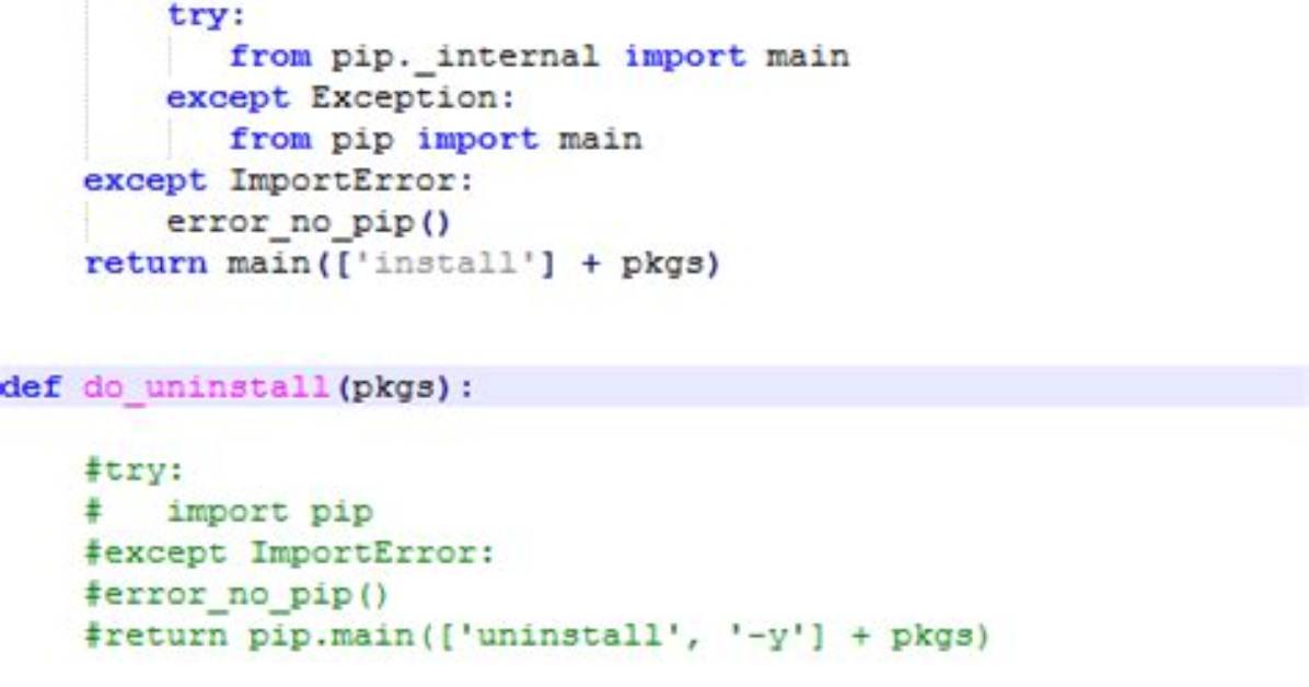 Attributeerror: Module Pip Has No Attribute 'Main'