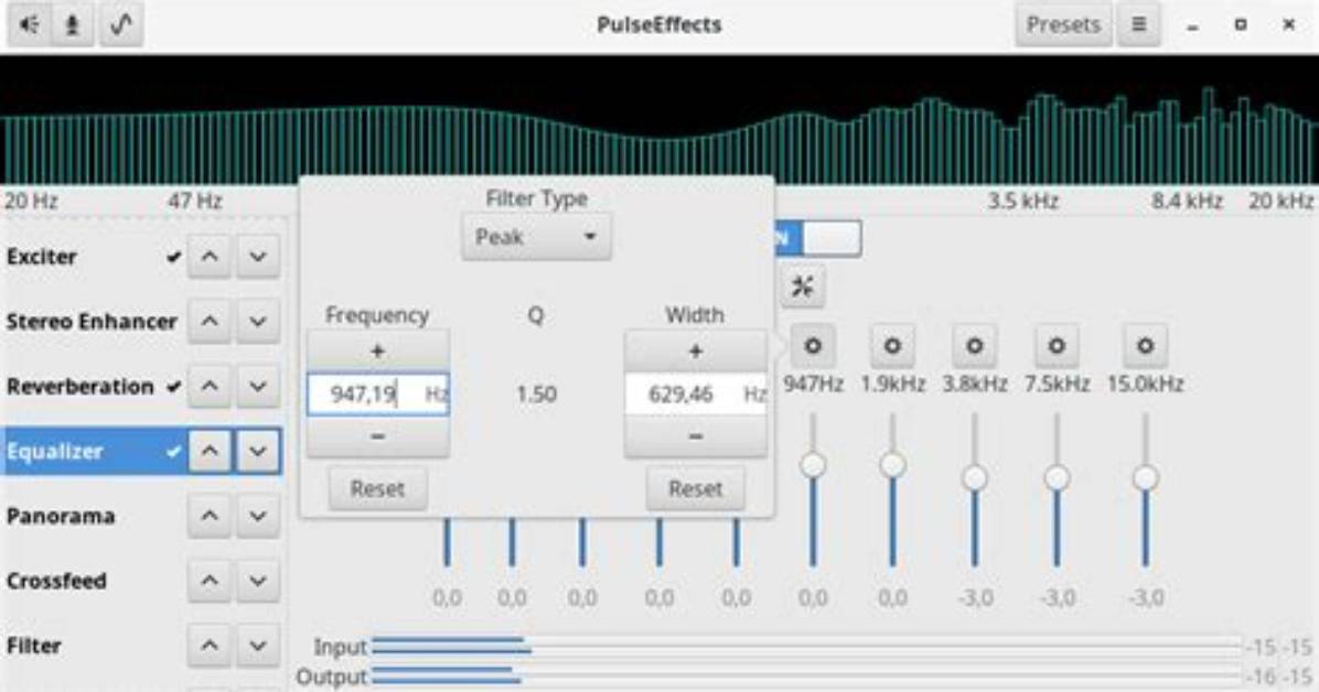 Audio Equalizer Software in Ubuntu 16.04