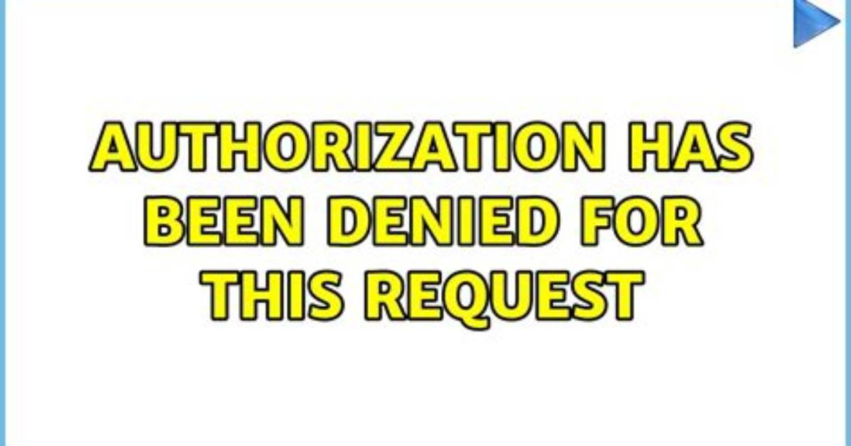 Authorization Has Been Denied for This Request - New Web Api Project