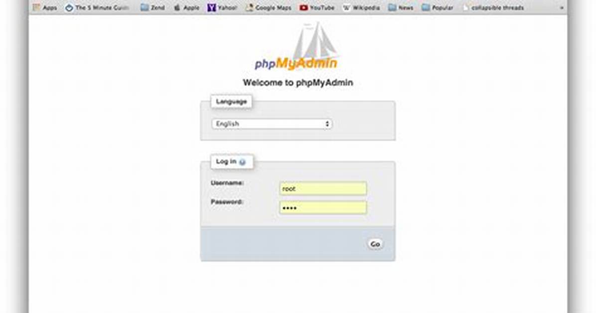 Auto-Login phpMyAdmin