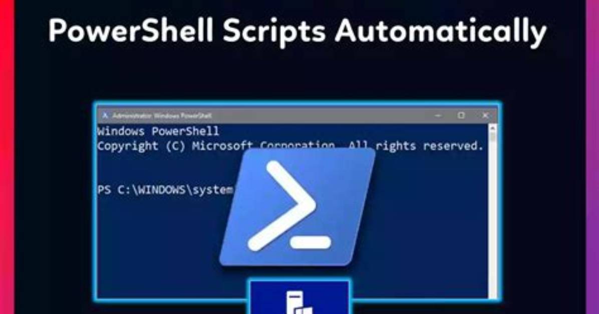 Automatically Run a Script When I Log on to Windows