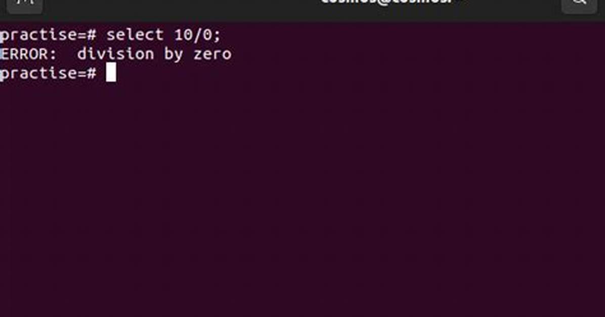 Avoid Division by Zero in Postgresql