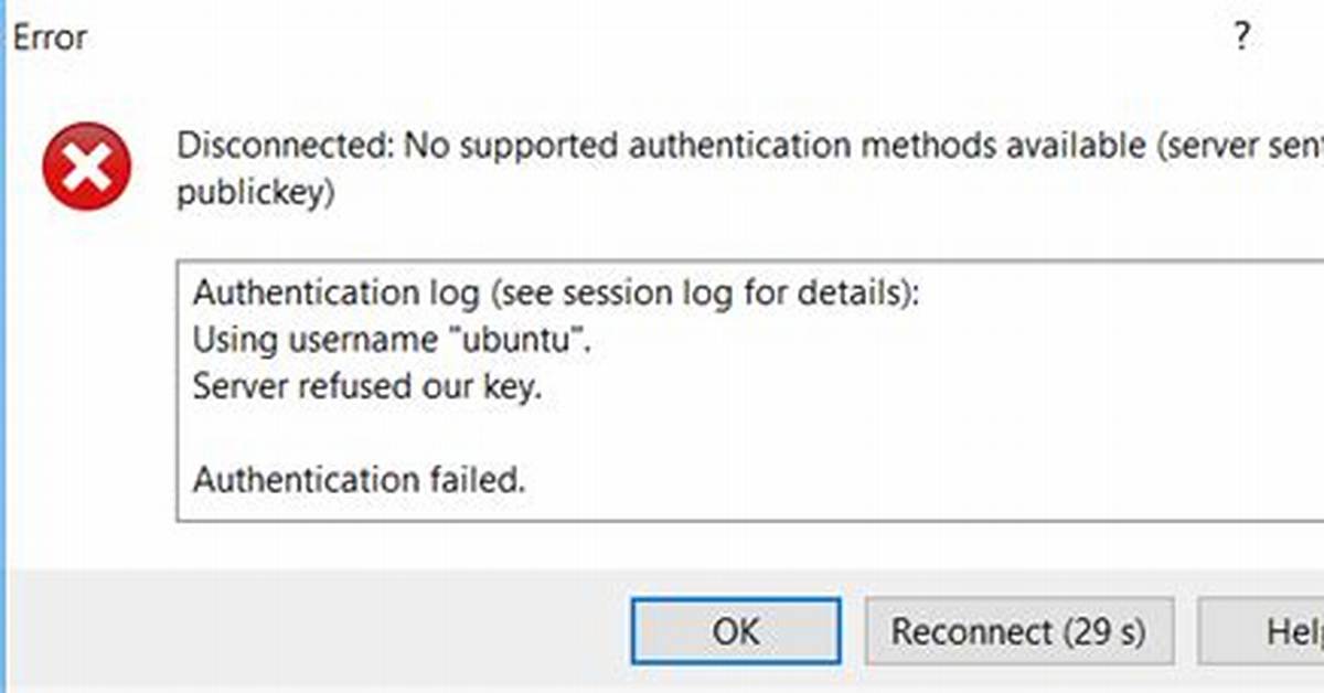 Aws - Disconnected: No Supported Authentication Methods Available (Server Sent: Publickey)