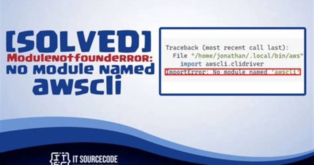 Awscli Fails to Work: No Module Named 'Awscli'