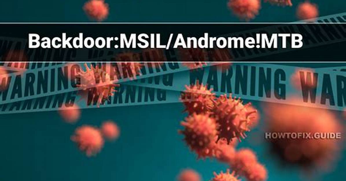 Backdoor: Python/Tortoishell. a! Mtb — Virus Removal Guide