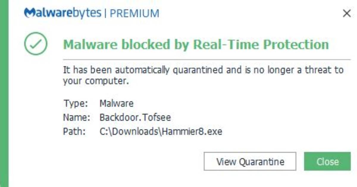 Backdoor. Tofsee