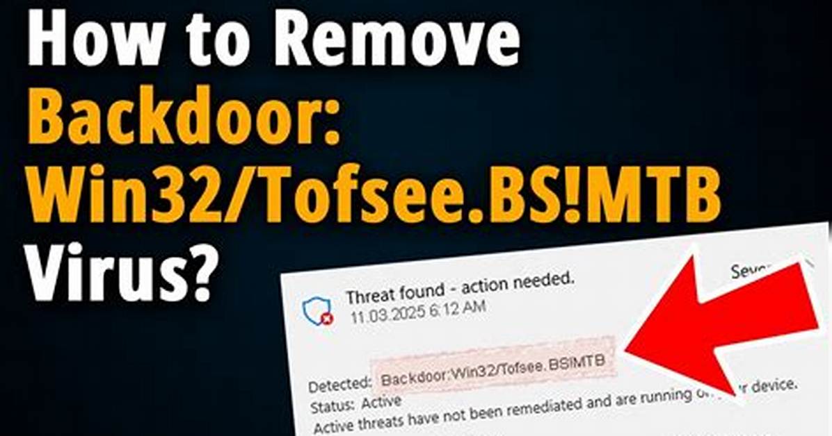 Backdoor. Win32. Tofsee. Amdh
