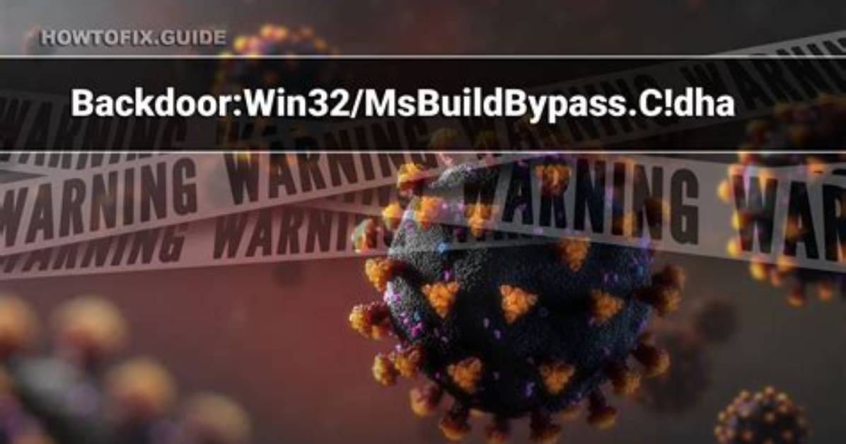 Backdoor: Win32/Winsec. E! Dha — Virus Removal Guide