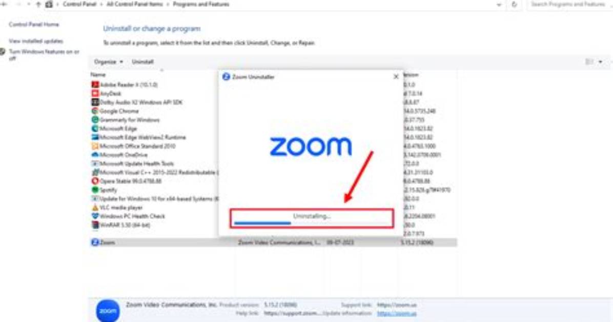 Badly Stuck at Uninstalling Zoom Admin