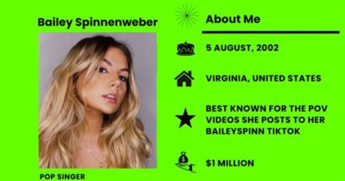Bailey Spinnenweber Net Worth