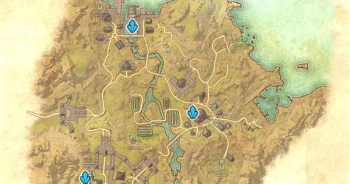 Bal Foyen Skyshards Location Map the Elder Scrolls Online (Eso)