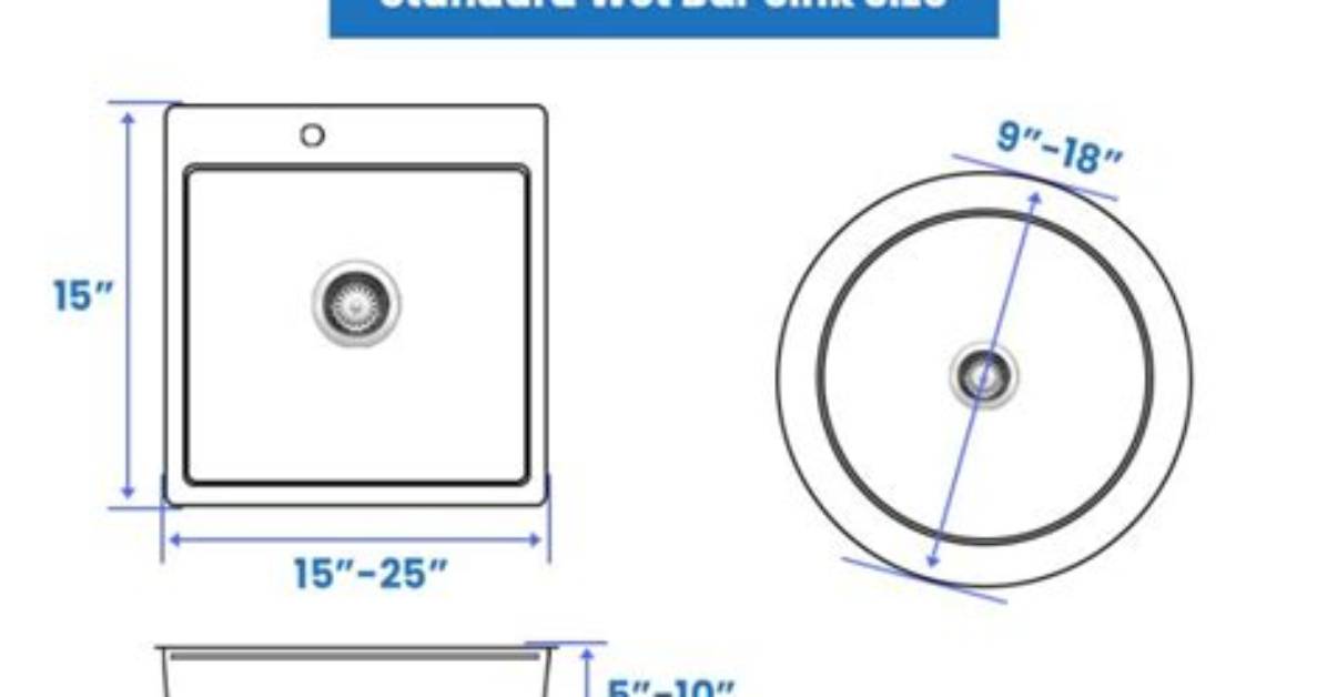 Bar Sinks Dimensions