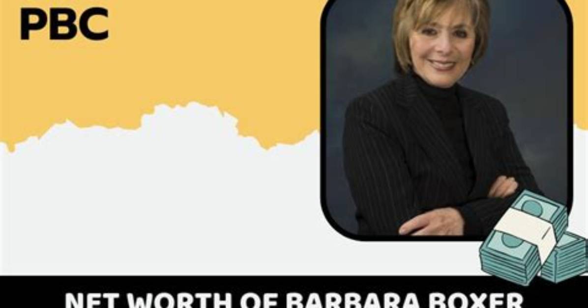 Barbara Boxer Net Worth