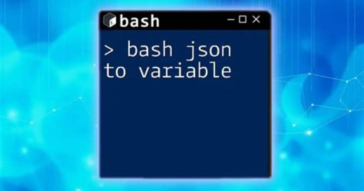 Bash, Get Value from Json Line