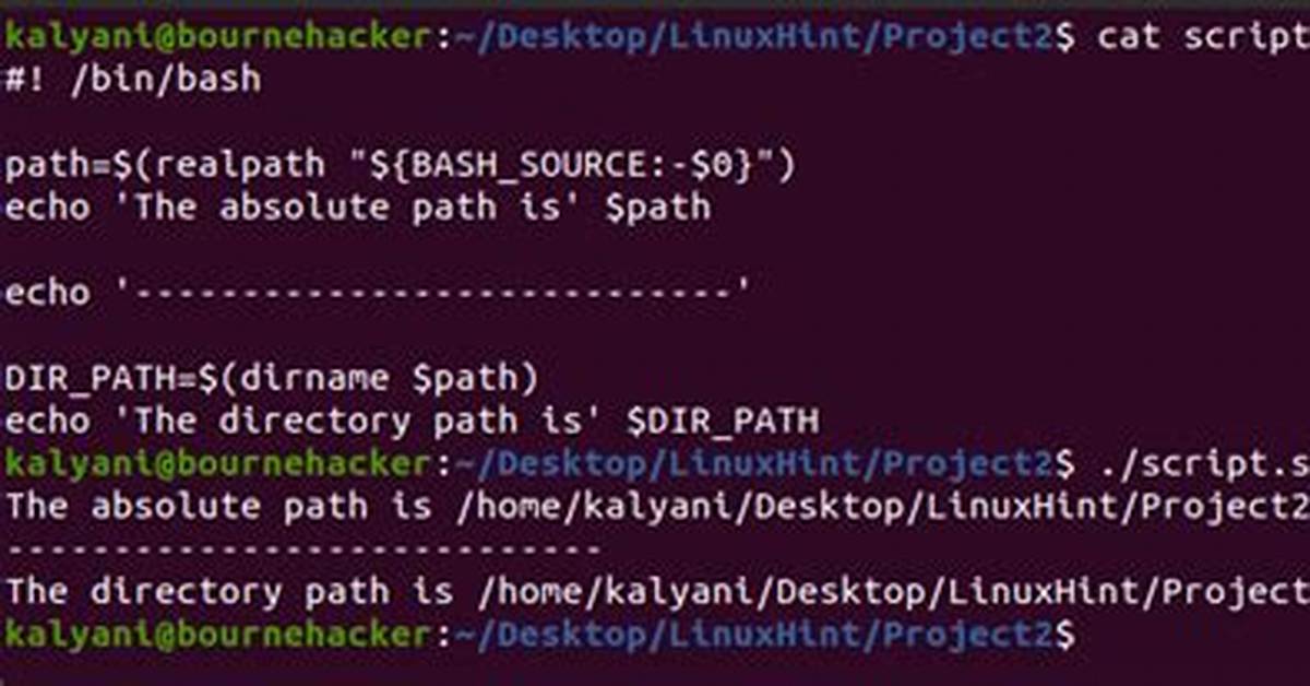 Bash Script Absolute Path with Os X