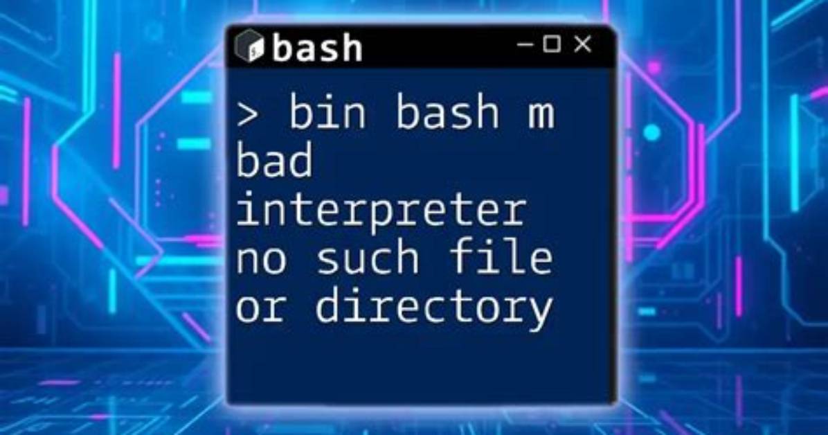 Bash Script and /Bin/Bash^m: Bad Interpreter: No Such File or Directory [Duplicate]