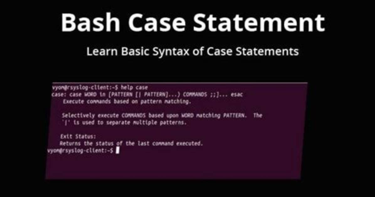 Bash Script Case Statement Including Test Conditions Not Behaving