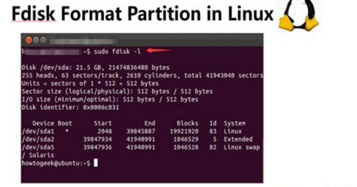 Bash Script Disk Partition Using Fdisk Command