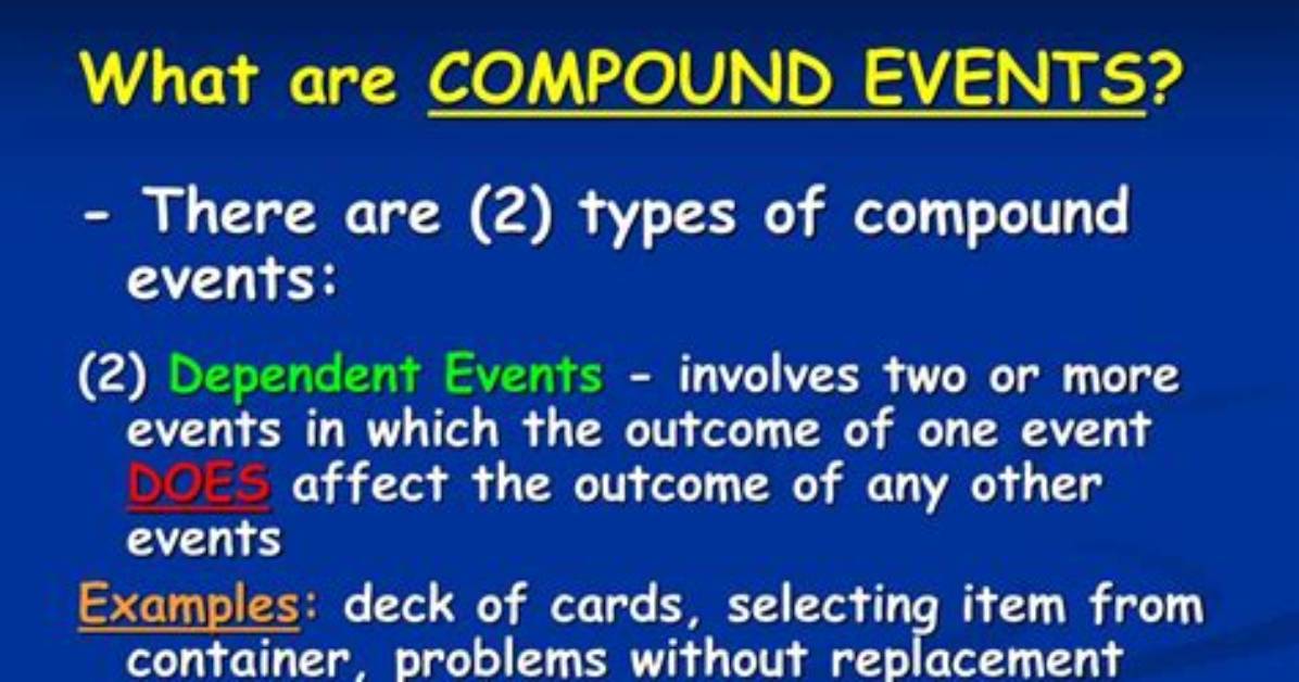 Basic Statistics & Probability Compound Events