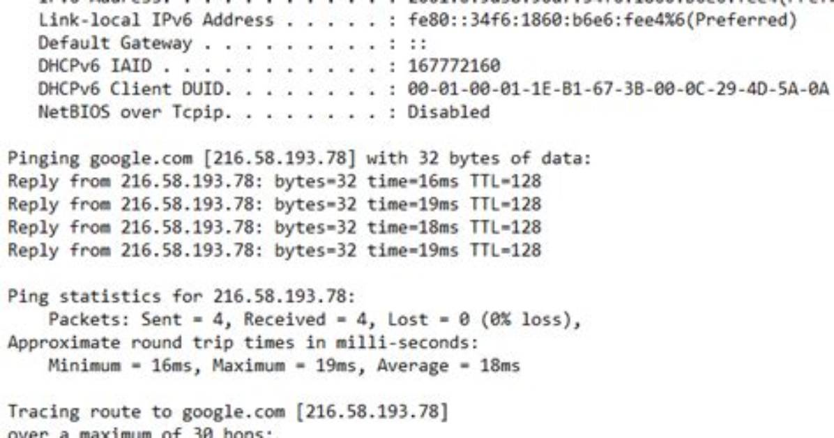 Batch Script on 2008 Server - If Ping Successful Then
