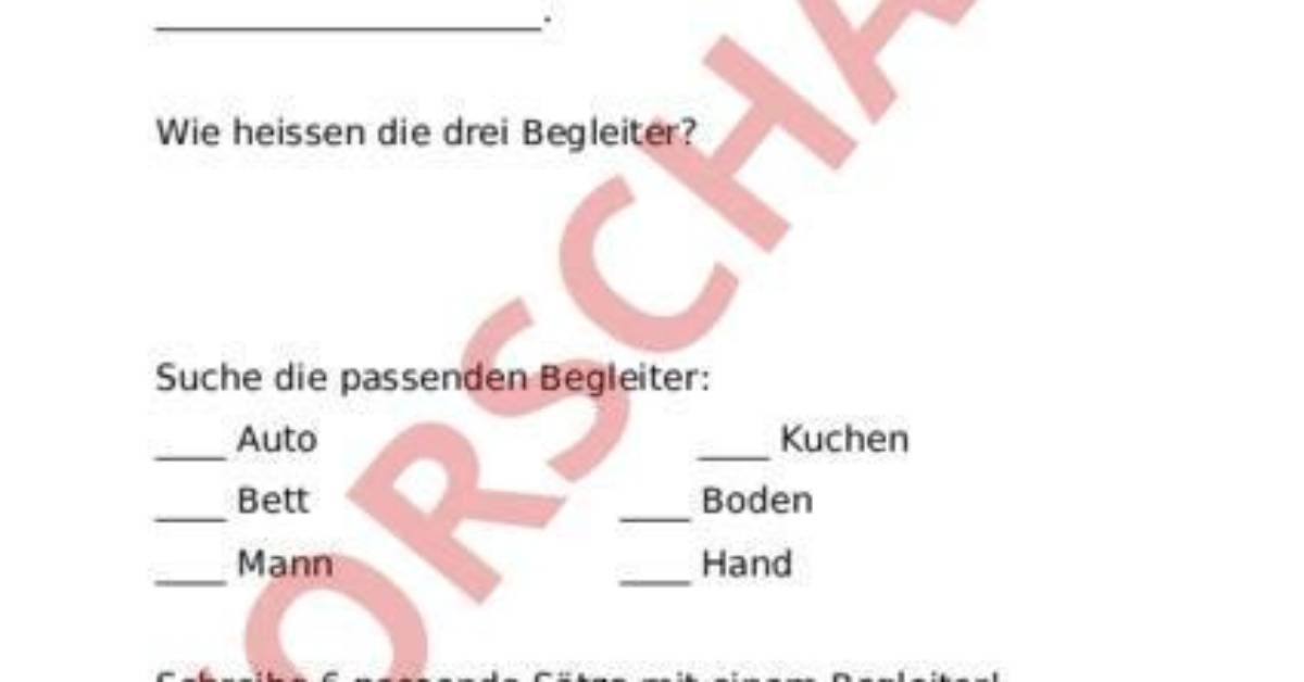 Begleiter Deutsch