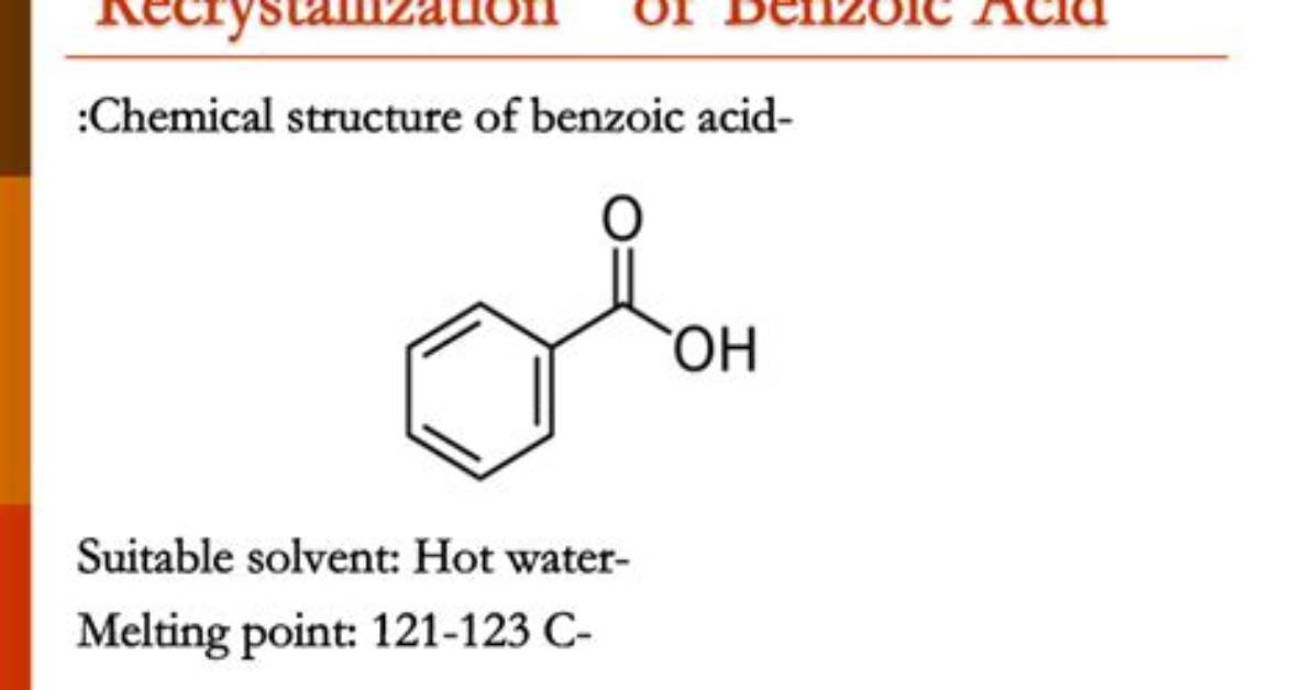 Benzoic Acid Melting Point