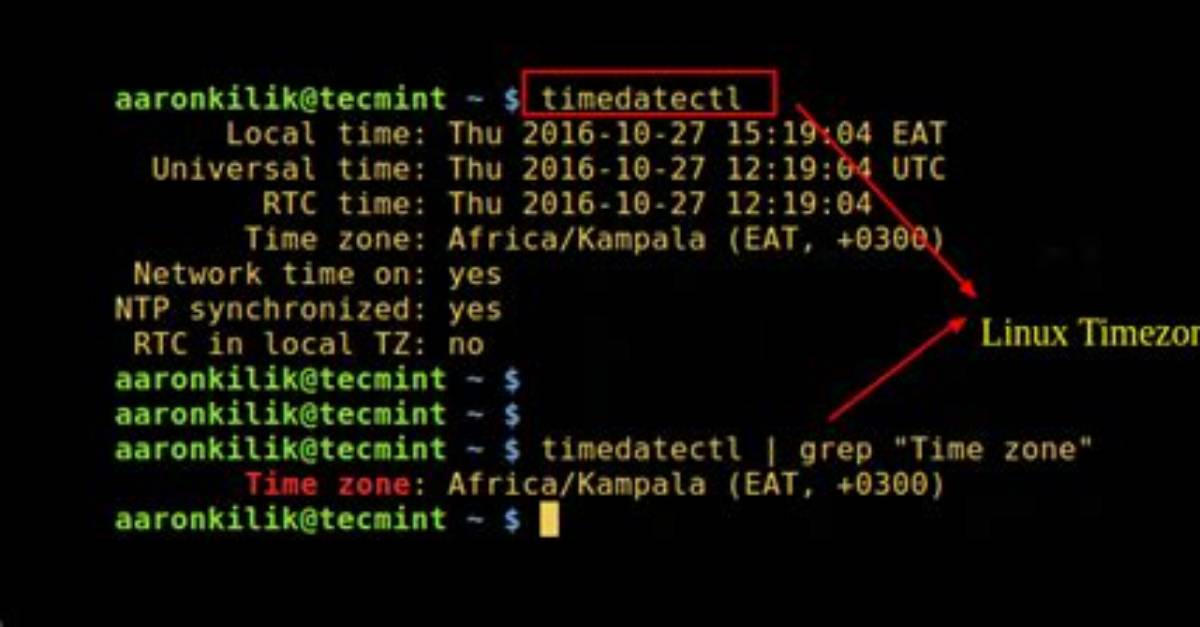 Best Answer: How Check Timezone Linux Server?