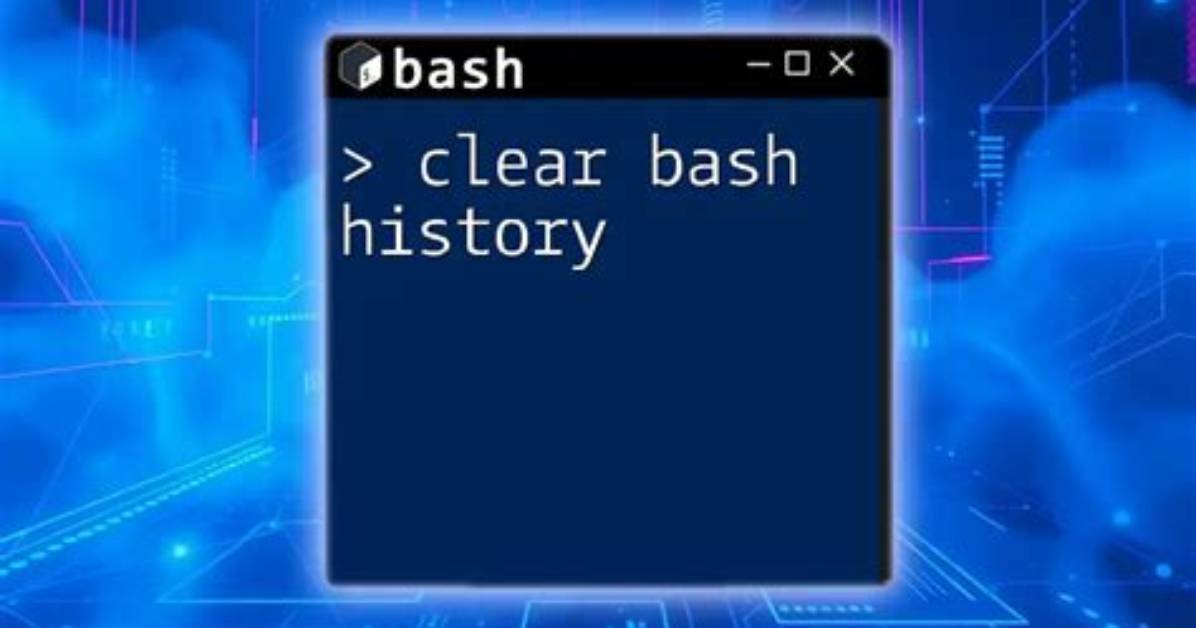Best Answer: How Do I Clear Bash History in Linux?