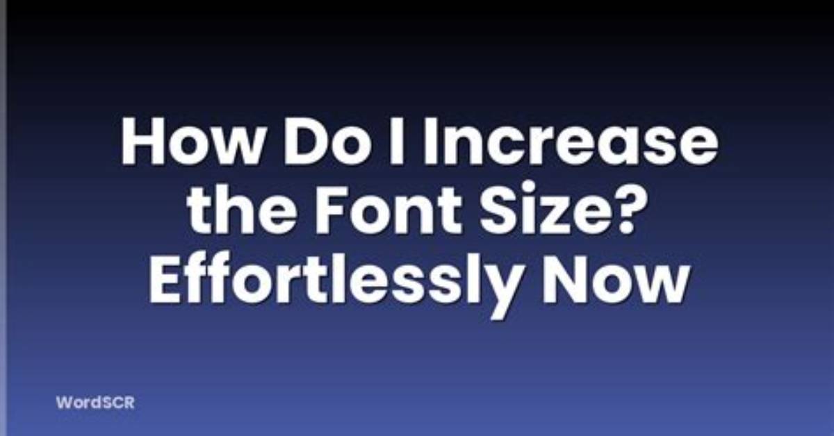 Best Answer: How Do I Increase Font Size in Linux Console?