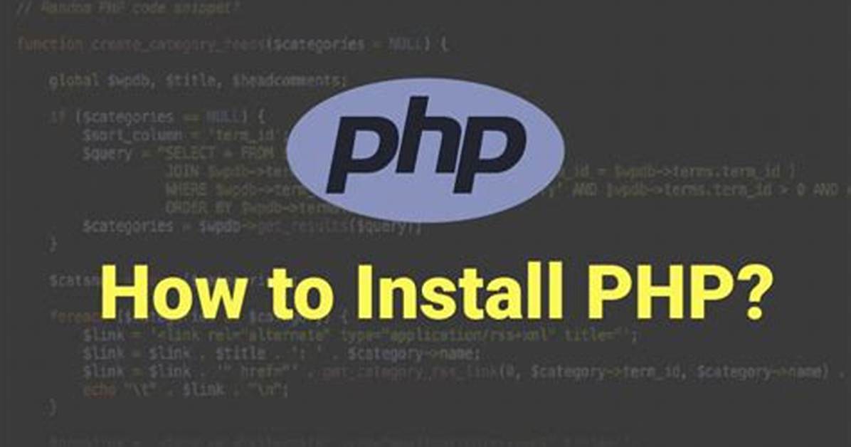 Best Answer: How Do I Install Php on Windows 10?