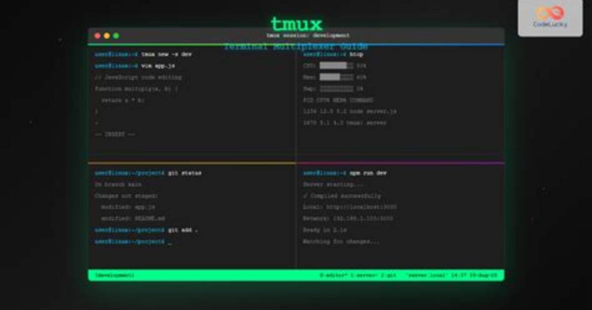 Best Answer: How Do I Run Tmux in Linux?