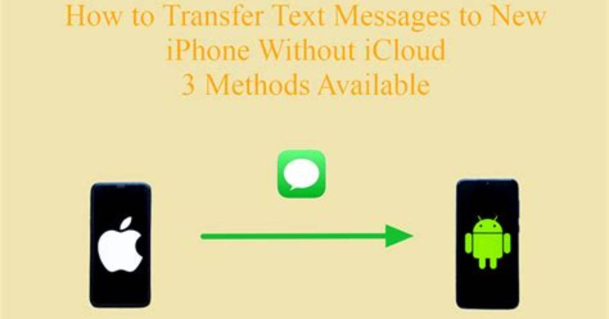 Best Answer: How Do I Transfer Text Messages from Android to iPhone After Setting up?