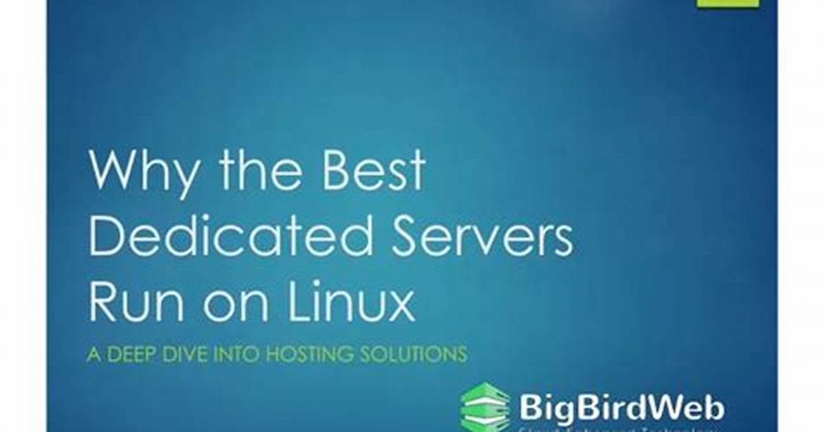 Best Answer: How Many Servers Run Linux?
