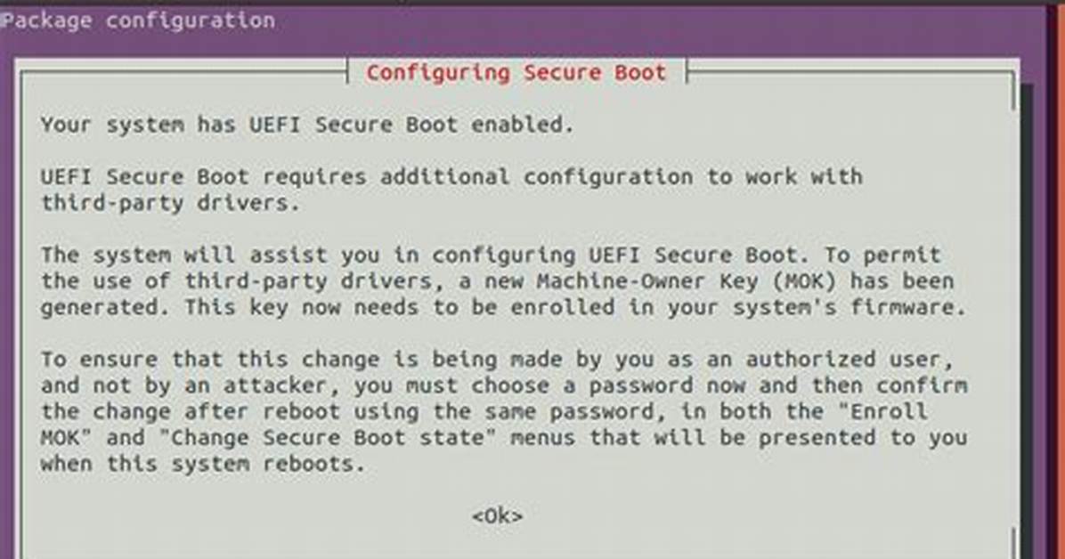 Best Answer: Is Secure Boot Enabled Ubuntu?