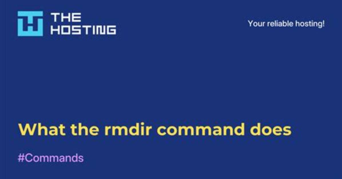 Best Answer: What Does Rmdir Stand for in Linux?