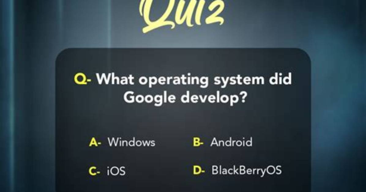 Best Answer: What Operating System Did Google Develop?