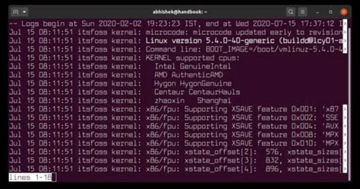 Best Answer: Where Is Linux Kernel Log?