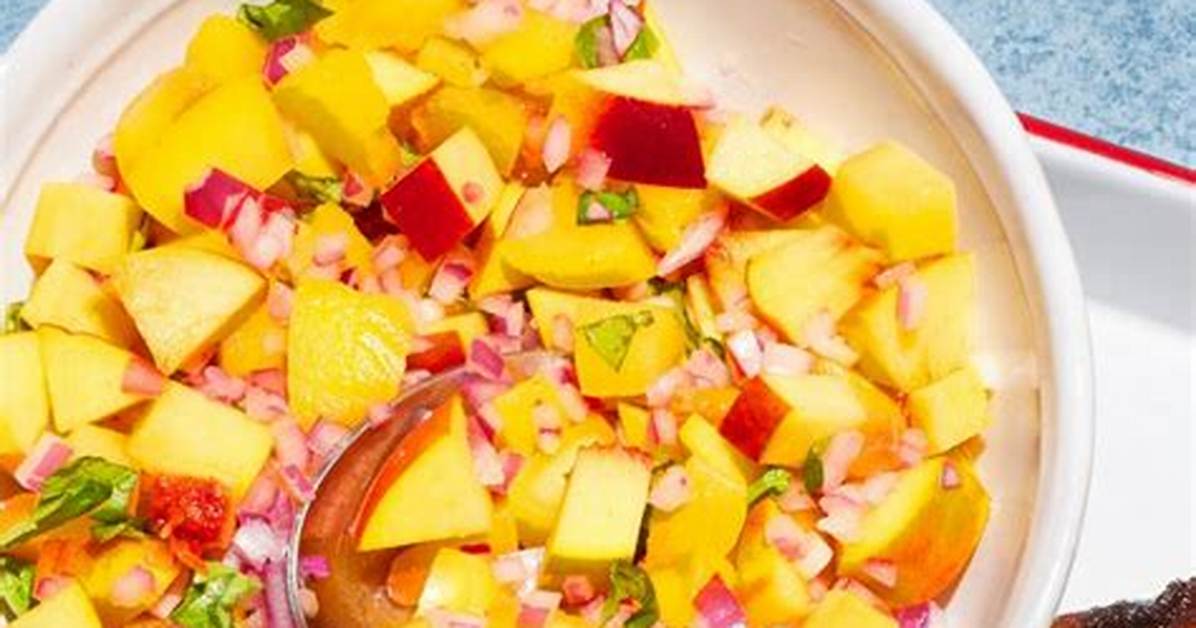 Best Fresh Summer Peach Relish Recipe