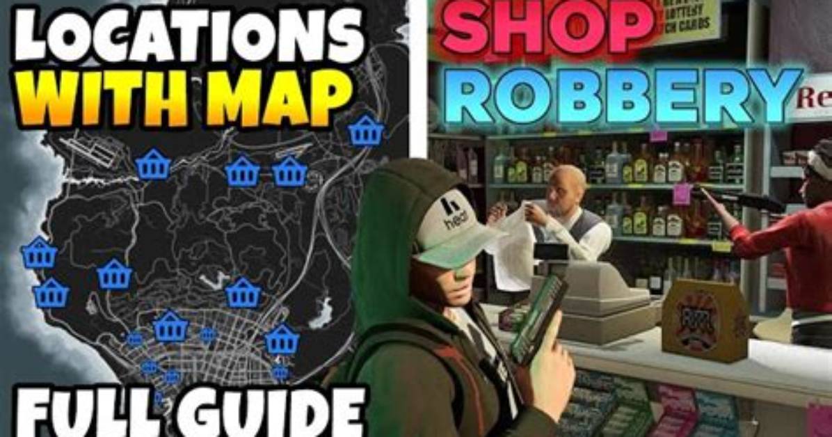 Best Places for Robberies in Gta v Map