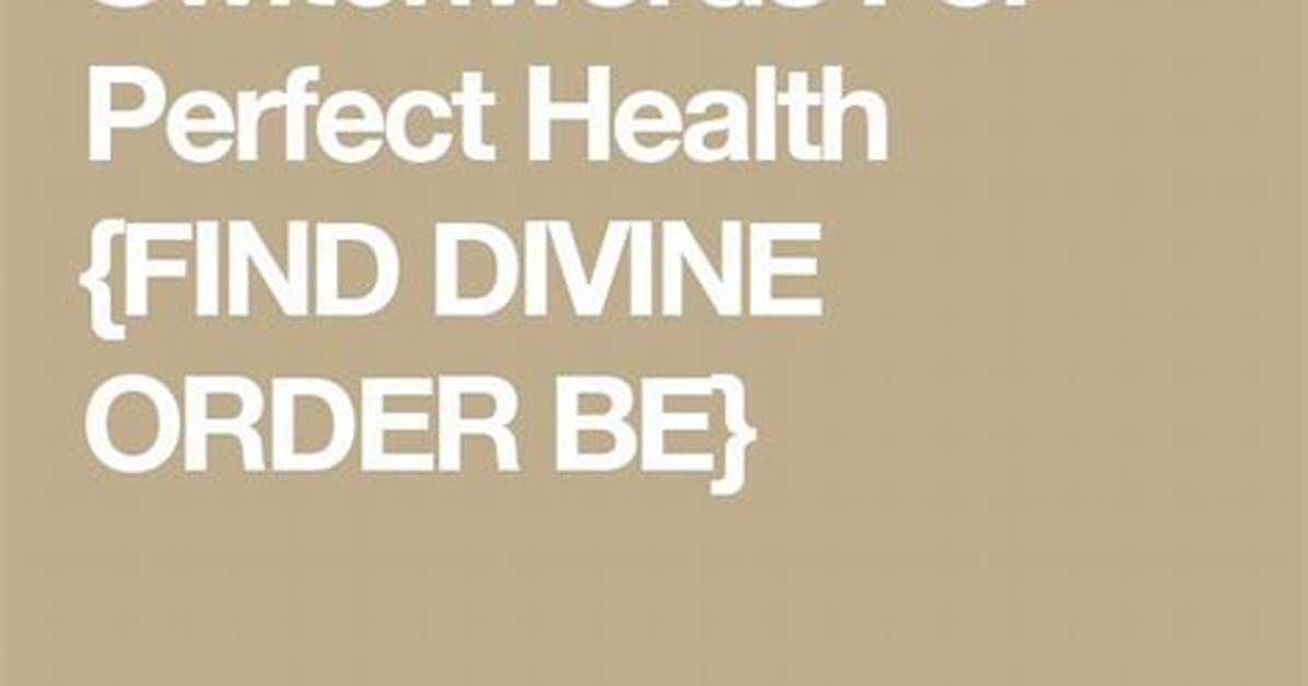 Best Switchwords for Health & Healing
