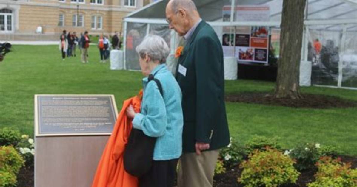 Bgsu to Name Historic Quadrangle in Recognition of Thompsons’ Generosity