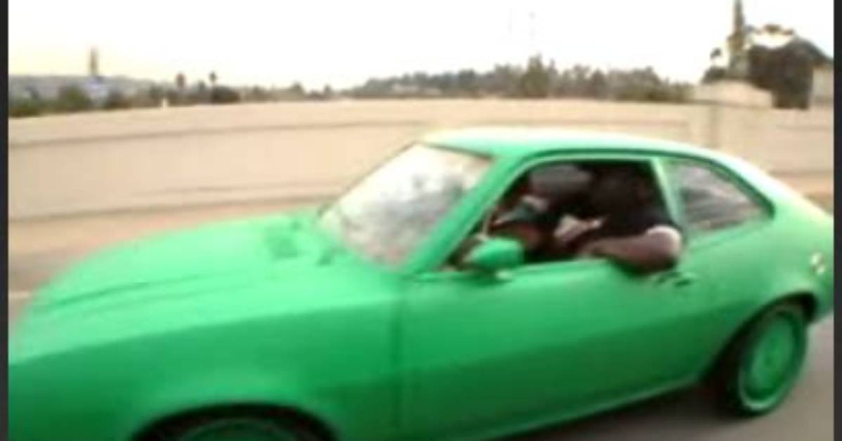 Big Black Goes Green in His Ford Pinto