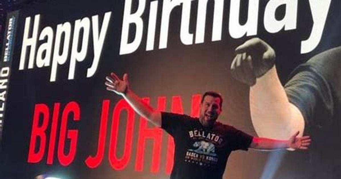 ‘Big’ John Mccarthy Net Worth